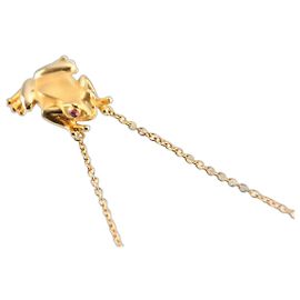 Autre Marque Collana Carrera y Carrera Baile de las Ranas in Oro Giallo 18K e Rubini D'oro