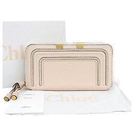 Chloé Marcie Round Long Wallet in Light Pink Pink