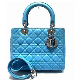 Bolsa Christian Dior Lady em azul céu Azul claro