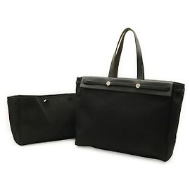 Hermès Sac cabas Hermes Herbag Cabas GM Noir