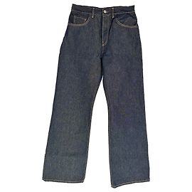 Acne Studios Straight-Leg Jeans aus dunkelblauer Baumwolle Blau