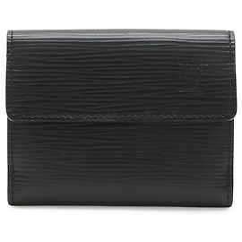 Louis Vuitton Epi Leather Coin Case Black
