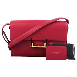 Saint Laurent Bolsa de ombro Sac Loulou em couro rosa Rosa