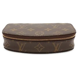Estojo de joias Monogram Louis Vuitton Marrom