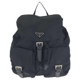 Prada Tessuto Nylon Backpack Black