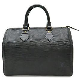 Louis Vuitton Epi Handbag Black