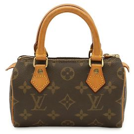 Louis Vuitton Monogram Mini Handtasche Braun