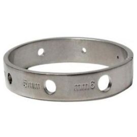 Maison Martin Margiela Pulsera Logo Maison Margiela Plata Gris