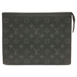 Pochette Voyage MM Monogram Eclipse Louis Vuitton Clutch Nero