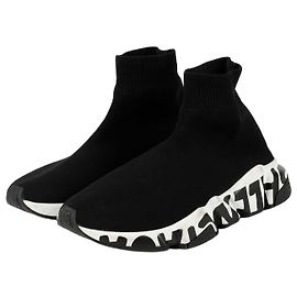 Balenciaga Baskets Graffiti Speedrunner Noir
