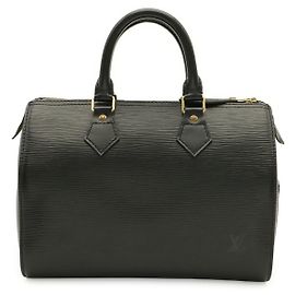Louis Vuitton Epi Handbag Black