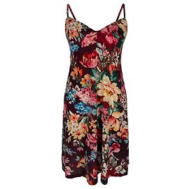 Zimmermann Ärmelloses Midi-Kleid mit Blumenprint aus Multicolore-Polyester Mehrfarben