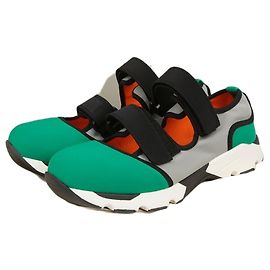 Marni Baskets à bout rond et double bride Taille Multicolore