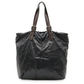 Borsa Tote Spinnaker in nylon Bottega Veneta Nero