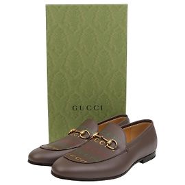 Mocassini Gucci Horsebit Marrone in Pelle Marrone