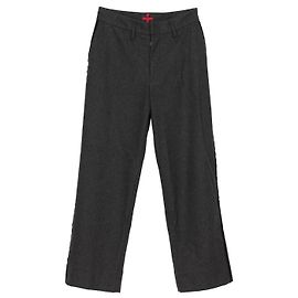 Prada Jeans aus Leder grau Grau