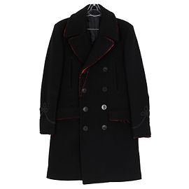 Givenchy Double Breasted Coat Size Black