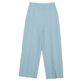 Hermès Blue Wool Wide Pants Blue