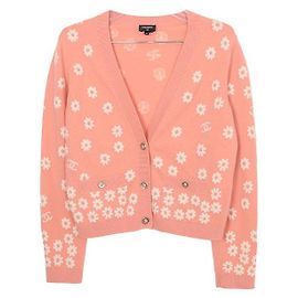 Chanel Daisy Cardigan Rosa Kaschmir Wolle Pink