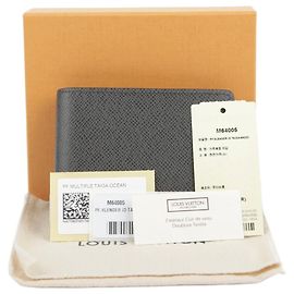 Louis Vuitton Taiga Leather Slender Wallet Orange