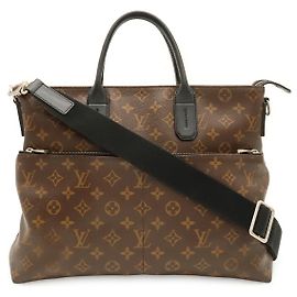 Pasta Louis Vuitton Monogram Macassar Marrom