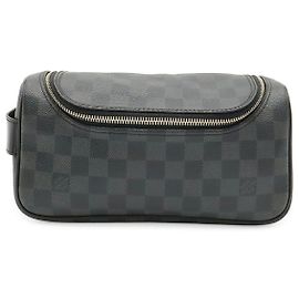 Pochette da viaggio Louis Vuitton Damier Graphite Nero