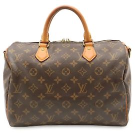 Sac à main Louis Vuitton Speedy Bandouliere Monogram Marron