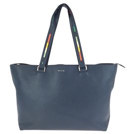 Paul Smith Leather 2way Bag Blue