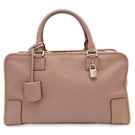 Loewe Amazona Leather Handbag Pink
