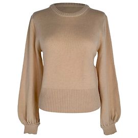 Suéter de punto Chloé en lana melocotón Melocotón