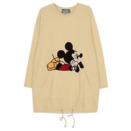 Gucci Robe Mickey Mouse Taille Blanc