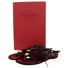 Valentino Garavani Roman Stud Strap Sandal Size Red