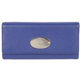 Mulberry Portafoglio lungo in pelle blu Blu