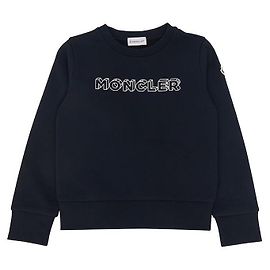 Moncler Kids Fleece Sweatshirt Black
