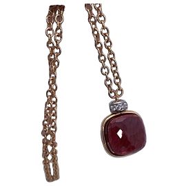 Colar Pomellato Nudo Petit Granada Ouro 18K e Diamantes Dourado