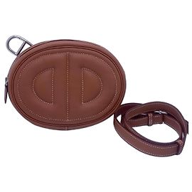 Chanel Borsa a tracolla Hermes In Loop oro e marrone Marrone