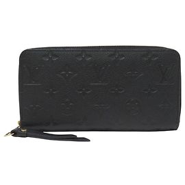 Cartera Zippy Louis Vuitton - Monograma Negro Monedero Negro