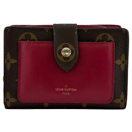 Louis Vuitton Monogram Bi-fold Wallet Brown Pink Monogram
