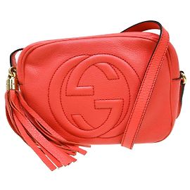 Gucci Soho Disco Leather Small Rose
