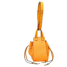 Loewe Hammock Leather Small Orange