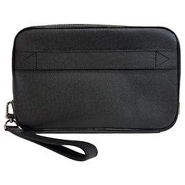 Louis Vuitton Neo Pavel Second Pouch Clutch Bag Black Grey