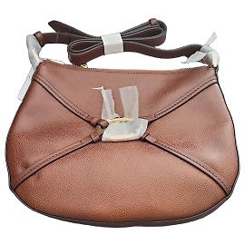 Autre Marque The Bridge Bolsa de Ombro em Couro Marrom Marrom