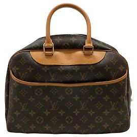 Louis Vuitton Deauville Monogram Canvas Standard Marrom