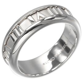 Anel Atlas da Tiffany & Co. em ouro branco 18K Outro