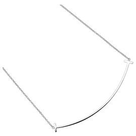 Colar Tiffany & Co. T Smile Large em ouro branco 18K Outro