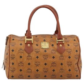 MCM Visetos logogramme Leather Marrom