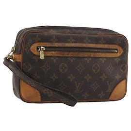 LOUIS VUITTON Monogram Marly Dragonne GM Clutch Bag M51825 LV Auth ep15213 Monograma
