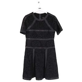 Robe noire en synthétique The Kooples Noir