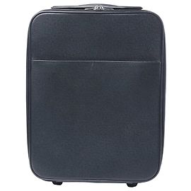 Sac de voyage Louis Vuitton Pegase 45 en cuir Taiga vert M23302 Noir