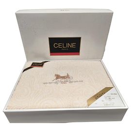 Lençol de algodão Céline bege Bege